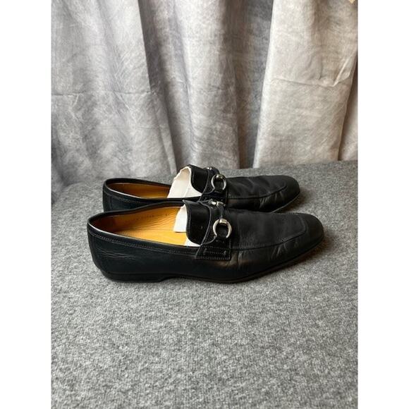 Magnanni “Rafa II Apron Toe Bit Loafer” Black Men’s US 9.5 Dress Shoes - Picture 3 of 10